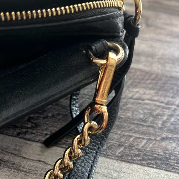 Michael Kors Mitchell Black Crossbody - Picture 7 of 12